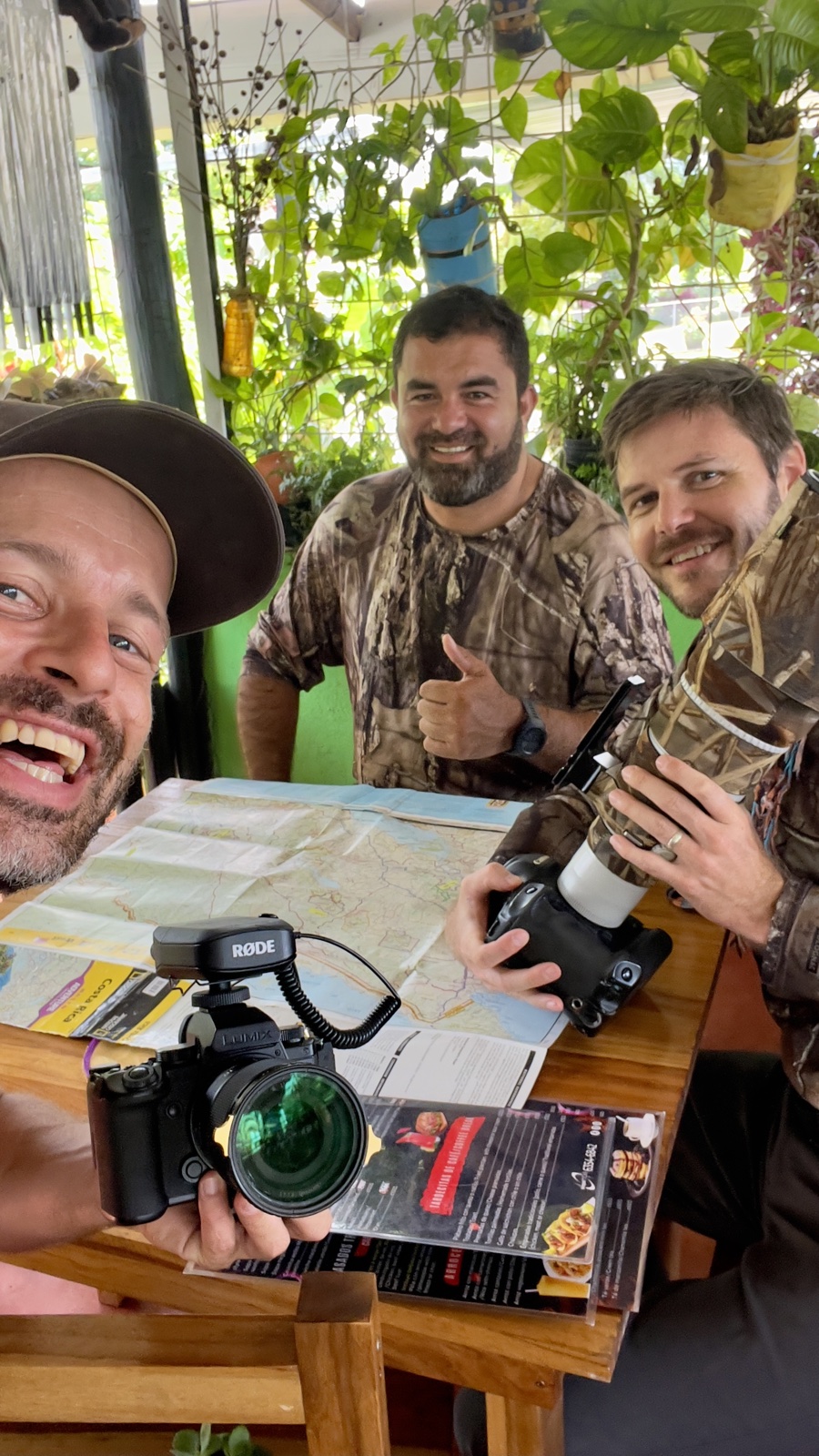 On location with fellow photographers